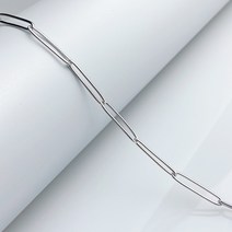 [DC1-016] 써지컬스틸 부자재 길쭉 라운드 체인 팔찌 목걸이만들기 재료 (50cm) 악세사리부자재