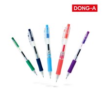 동아 Q노크 큐노크 중성펜 0.4mm 3색 1타스 12개입, 레드