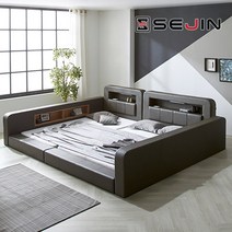 세진침대 멘토 가드 저상형 패밀리 침대프레임, 아이보리