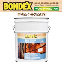 본덱스 우드 스테인 수성 수용성 스테인 엔틱 스테인 20L 가구용 목재용, 743 레드우드 (Redwood)