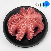 해물총각 자숙문어 문어숙회 자연산 돌문어 모리타니아 문어1마리, 1개, 1000g-1100g