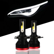 LED CAR 헤드라이트 전구 변환 키트 H11(H8H9) COB 칩 10000LM 60W 쿨 화이트 6500K, H4 9003