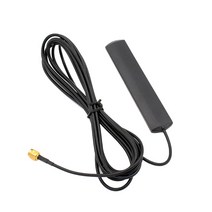 4G GSM 안테나 700-2600MHz 접착 스트립 패치 SMA 남성 커넥터 공중 3 미터 길이 차량용 케이블, 한개옵션0
