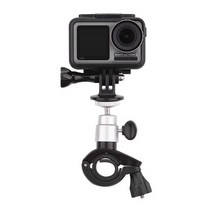 액션캠대여 초미니무선카메라 바디캠 DJI 용 실리콘 케이스 OSMO Action 2 강화 유리 스크린 보호기 보호 렌즈 캡 필름 소프트 하우징 커버 액세서리, 05 Bike Stand A