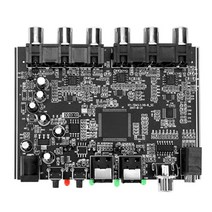 DAC 모듈 5.1 채널 AC-3 PCM 디지털 광 DTS RCA HIFI 스테레오 오디오 홈 시어터 디코더 증폭기 디코딩 보드, 검정