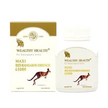 AU 직구 WEALTHY HEALTH 레드 캥거루 에센스 65000 100캡 1Pack, 수량, 상세참조