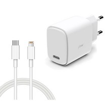 아이폰X XS XR MAX 전용 25W PD 고속충전기+케이블 C타입 TO 8핀, PD고속충전기(25W)+케이블(2m), 1세트