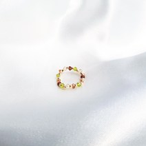 na.nah 원석비즈반지 동백이반지 공효진반지 레이어드링 반지