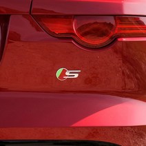 재규어 F타입 E타입 F페이스 XF XE XJ 튜닝 엠블럼, 재규어 R엠블럼 (사각)