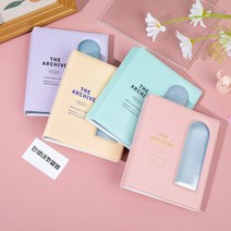 인생네컷 앨범 커플 라이프 사진집 인생네컷보관 셀프사진 포토북 보관 4x6, 핑크