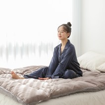 두껍고 푹신한 자가 발열 토퍼 매트 두꺼운 마약 웜 매트 매트리스, 퀸