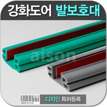 ForU310 강화도어 발보호대 1m 문모서리보호 발가락보호 발끼임방지 발낌방지용품, 초록
