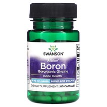 Swanson Albion 붕소 6mg 캡슐 60정, 1개
