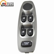 워크인스위치 전력 창 9357025000yn 현대 액센트 왼쪽 전기 버튼 93570-25000 9357025000, Silver No Auto, 02 No Auto
