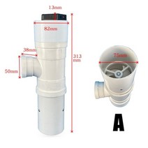 나선형 수력 발전기 50W 파이프 저속 고출력 영구 자석 USB 충전식 야외, a, A