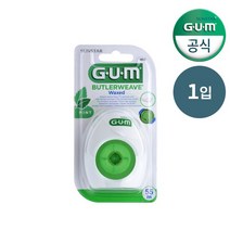 GUM 검 버틀러웨이브 민트왁스 치실 1855 1개입, 단품