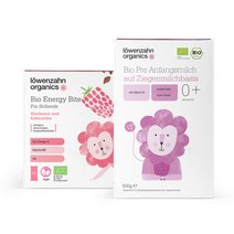 loewenzah Bio Pre milk based on goats milk Energy Bite Raspberry 뢰벤짠 바이오 프레 고트밀크 500g 에너지 바이트 라즈베리 1