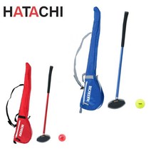 하타치 그라운드 골프채 골프클럽 공 가방 3점 세트 BH1437, 27블루