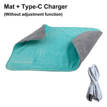 캠핑용온수보일러 2023 새 개 난방 패드 담요 소형 중형 개를위한 전기 가열 패드 고양이 조정 가능한 온난화 강아지 매트 침대 애완 동물 용품, 조정 불가능한 녹색