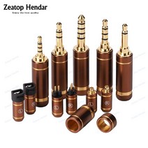 1Pcs 2.5mm 3.5mm 4.4mm 수 잭 밸런스드 오디오 플러그 Y 스플리터 슬라이더 잭 MMCX 0.78mm IE80 SE846 D, 05 4.4mm 5Pole