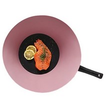 벨류 이사벨 실리콘 프라이가드 28cm, 핑크, 1개