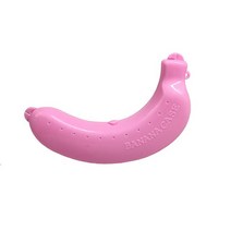 바나나 걸이 거치대 홀더 야외 여행을 위한 바나나 보관 상자 케이스 컨테이너 점심 과일 홀더 모델, 한개옵션1, 03 1pcs pink