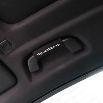 [BELUCAR] 아우디A3 A6 A7 RS5 RS6 RS7 Q7 Q8 SQ5 실내 천장 스웨이드 손잡이 핸드 그립 차량 인테리어 악세사리 커버 데칼 튜닝 용품, 블랙_1P