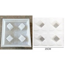 벽돌틀 시멘트 블럭14 스타일 주차장 잔디 벽돌 금형 재사용 가능한 DIY 수동 포장 시멘트 돌 도로 콘크리, 10 10