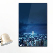 [천삼백케이] [꾸밈] ia913-아크릴액자클래식블루05(대형)