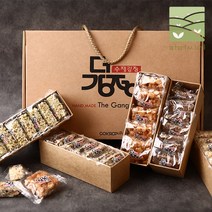 전통과자 수제강정/검은깨강정/들깨강정/오란다, 실속세트(들16/검16/씨14/쌀14/오7)