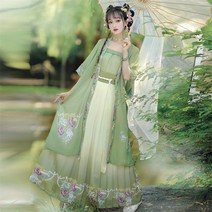 라오농 여 프린트 롱 플리츠 스커트 세트 봄여름 스타일+d2407LL 여성 고대 의상 여름 레이스