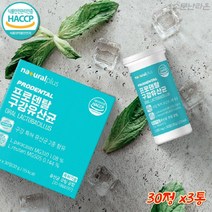 식 약 처 haccp 인증 구강유산균 입냄새 씹어먹는 어린이 구취 유산균 키즈 유아 구강용품 오랄케어 3통