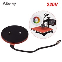 프레스 기 열 불도장 열전사 필름 머그컵전사 다리미 Aibecy 15.5cm/6.1in 열 프레스 플레이트 패드 승화, 02 220V