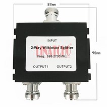 698-2700mhz GSM 4G LTE W-CDMA FDD 모바일 신호 리피터 안테나 윌킨슨 분배기 2 웨이
