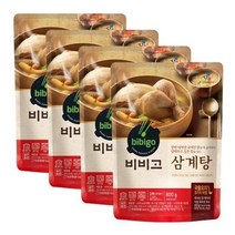 CJ제일제당 T 비비고 삼계탕 800gx4봉, 단품, 4봉, 800g