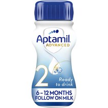 Aptamil profutura 6-12 Months 압타밀 어드밴스드 2 팔로우 온 베이비 밀크 200ml 10팩, 10개