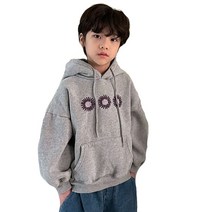 느엘 유아용 주니어용 썬자수겨울긴팔후드티