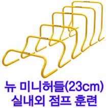 육상경기용 체육시험용 허들 스타 뉴 미니허들(23cm) 스텝훈련 점프훈련 허들훈련 스타 뉴 미니허들(23cm) 육상허들 순발력훈련 허들