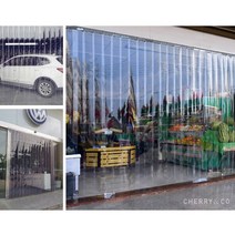 방풍비닐커튼 출입문 외풍 바람막이 냉장 창고 냉동탑차 냉기보호 2T 3T 투명 연질PVC, 무지 2T, 가로 100cm, 세로 200cm