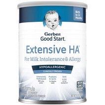 Gerber 거버 1단계 익스텐시브 HA 저자극 하이포알러제닉 분유 포뮬라 파우더 400g