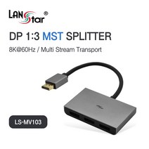 LANstar LS-MV103 DP 1:3 MST 분배 확장 컨버터, 상세페이지 참조, 단일