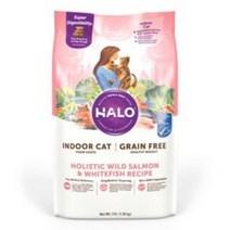 헤일로 고양이 인도어 캣 헬시웨이트 연어 앤 흰살 건식사료, 1.36kg, 생선, 1개