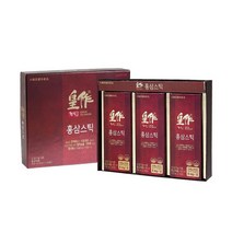 롯데 답례 감사 명절 선물세트 황작 홍삼스틱 선물세트 10ml x 30포 (진세노사이드 8mg ) _선물용 봉투 증정 교회 회사 단체 학교 친구 병문안, 5개