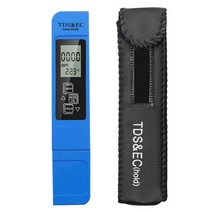 TDS 측정기 EC 수질 검사기 테스터기 전문 3 인 1 PH 물 온도 디지털 LCD 테스트 펜 순도 필터 946EA 1, 02 Blue original