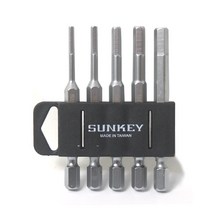 SUNKEY 썬키 육각비트세트 SHB-75S 1판(5개입)