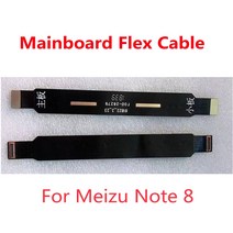 오리지널 메인 보드 마더보드 Usb 충전 플렉스 케이블 연결 Meizu Note 8 교체용, 한개옵션1, 한개옵션0