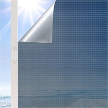 제전 매트 정전기 가정용 윈도우 틴팅 필름 편도 태양 차단 열 제어 비접착 집착 안티, 90x200cm