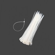 KP 케이블타이 5x300mm 벌크50개 타이밴드 전선 배선정리 자루끈 1개, 상세페이지 참조