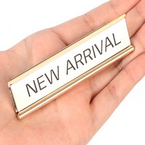 매장 신상품 표시 사인 백화점 옷가게 철제 디피 진열, 블랙