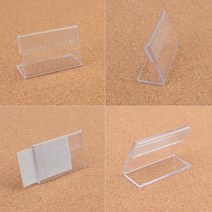 아크릴꽂이 POP거치대 테이블POP 가로형 단면쇼케이스, 50x30mm